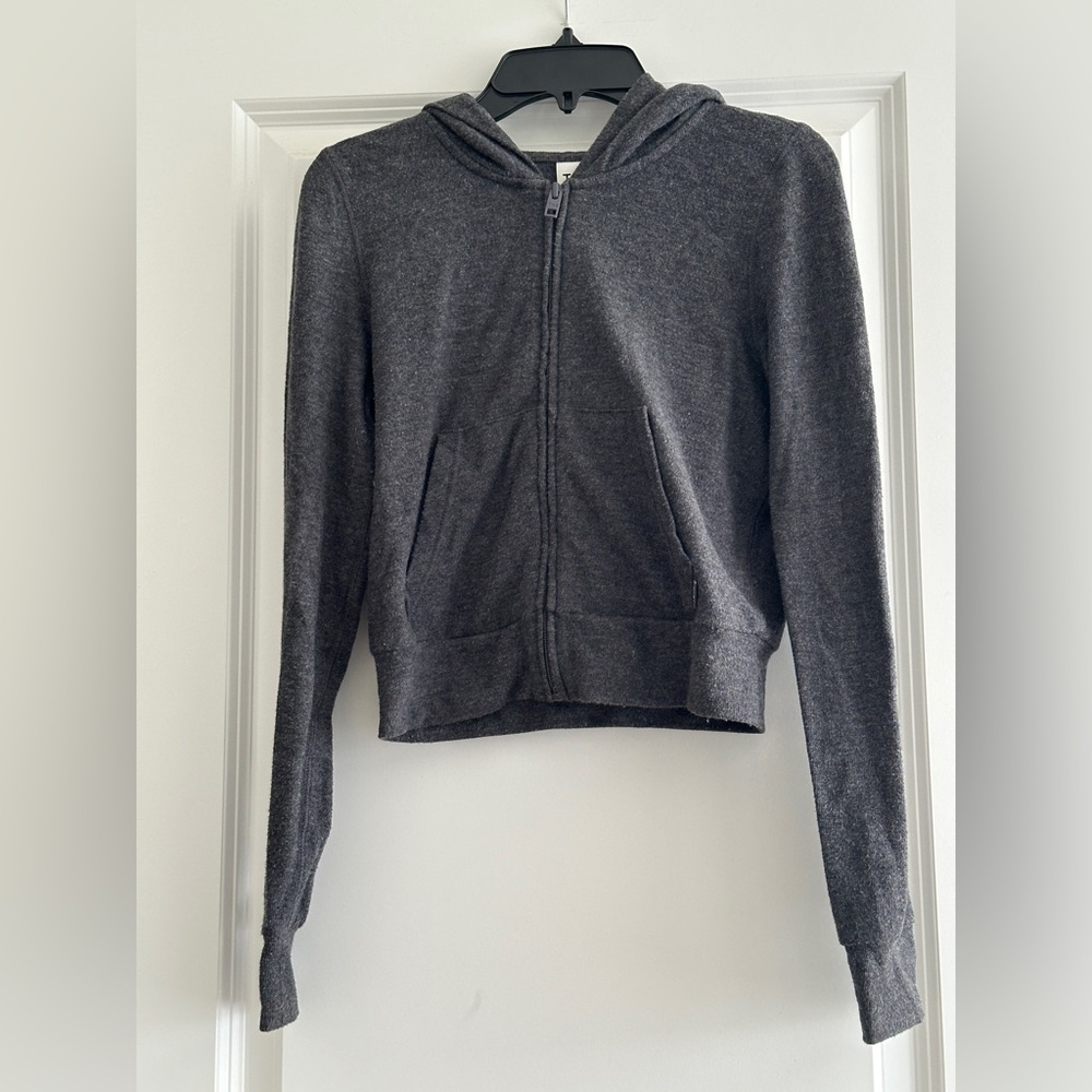 TNA Charcoal Zip-Up Hoodie